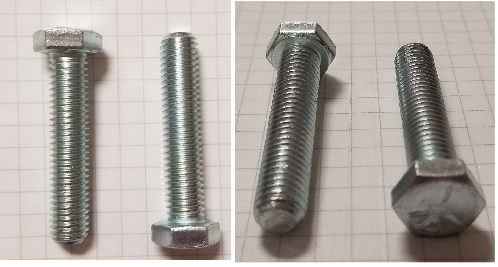 [Medium-Strength Grade 5 Steel Hex Head Screw, Zinc-Plated, 3/8"-16 Thread Size, 2" Long, Fully Threaded] WA45971